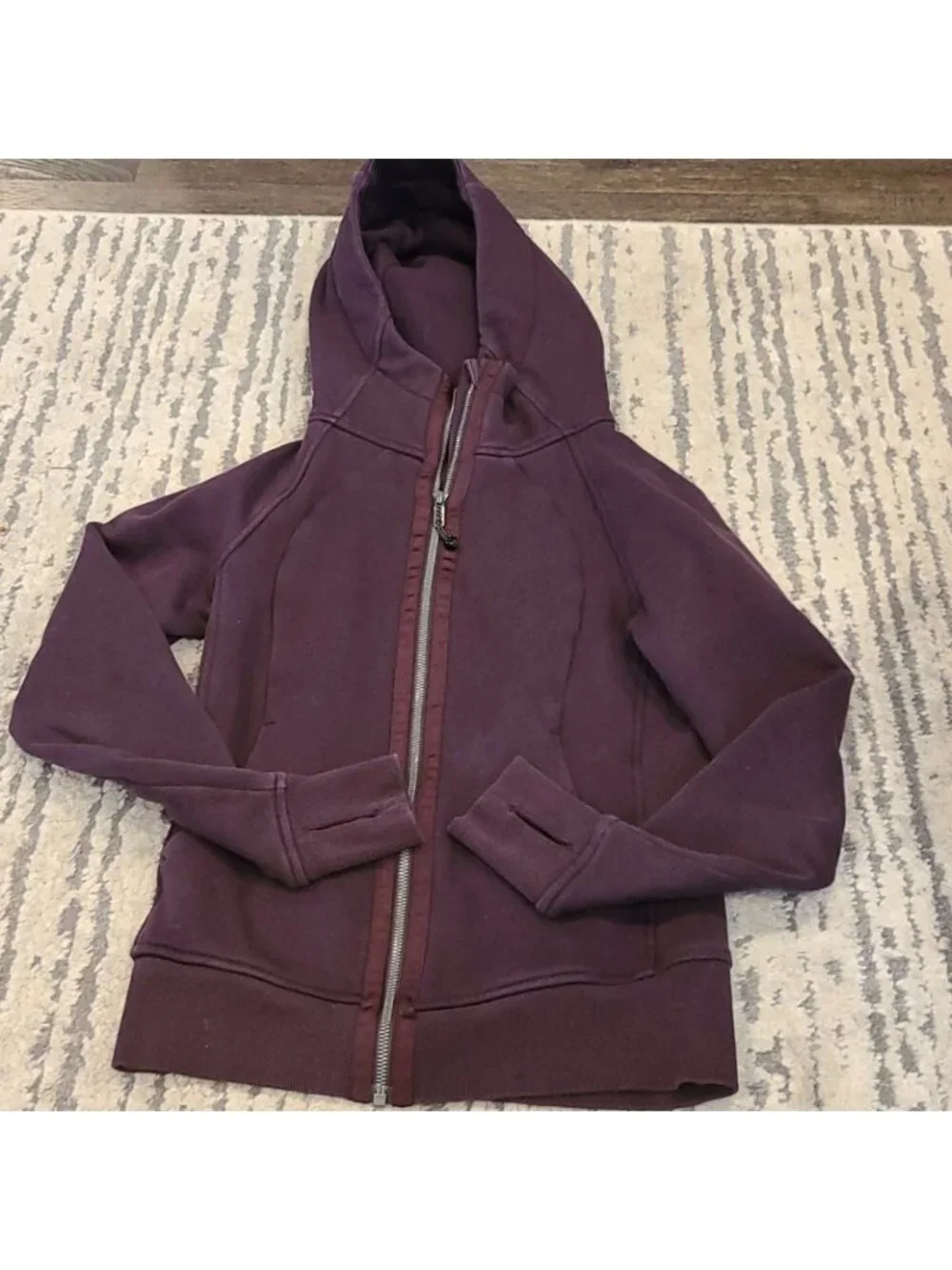 Lululemon Light As Warmth Scuba Black Cherry